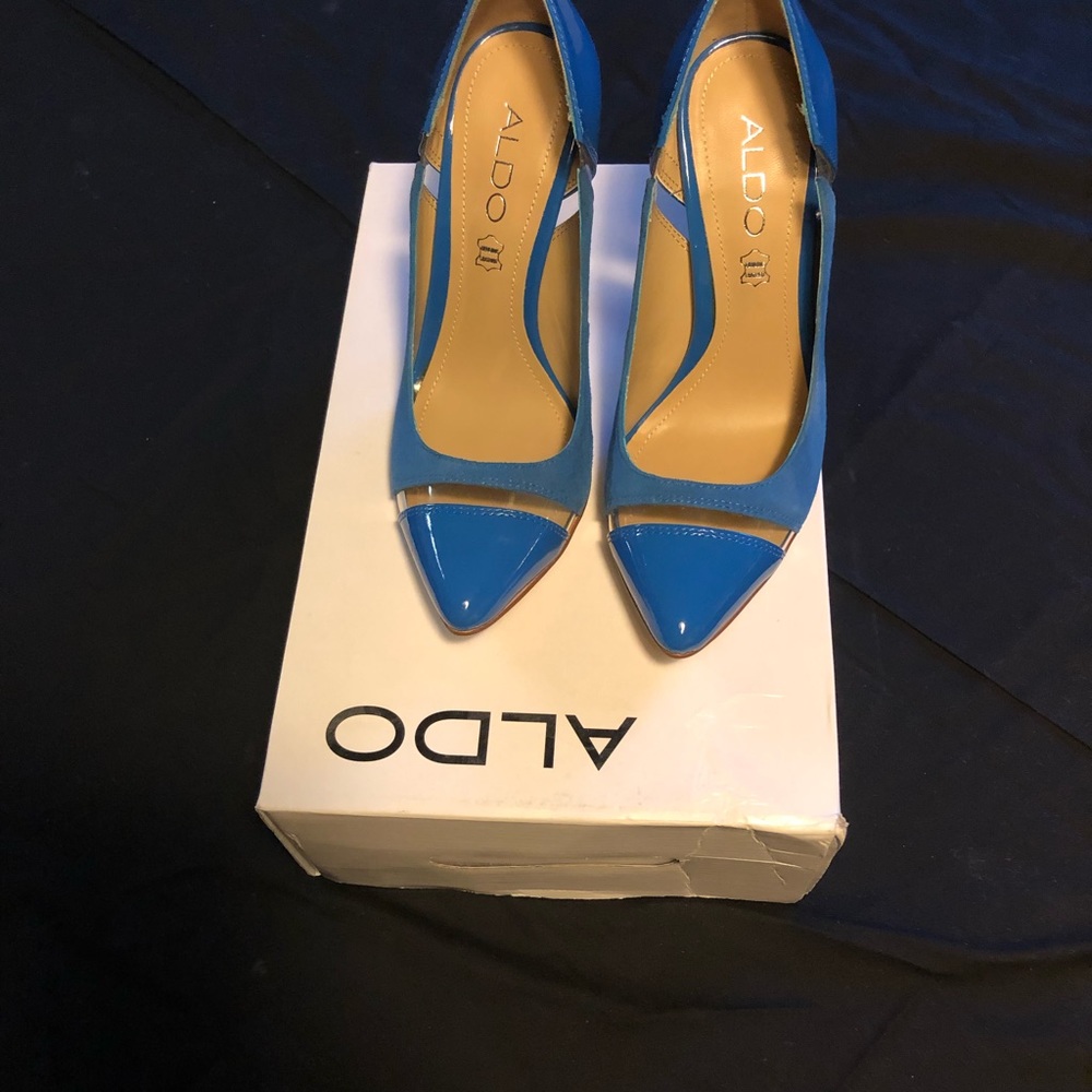 Blue pumps - Picture 4 of 5